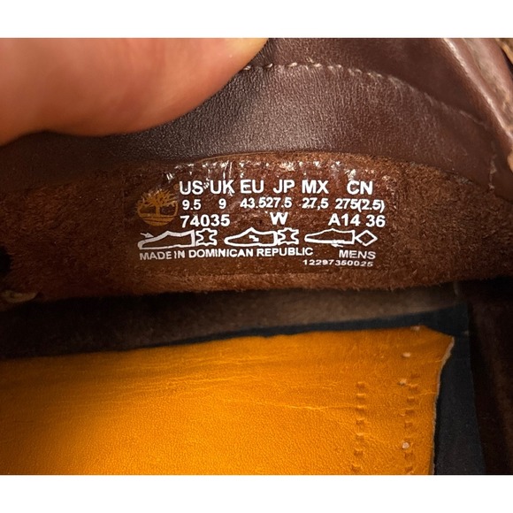 Timberland Boat Shoes Mens 9.5 Brown Leather Nautical Preppy Soft Summer - Picture 7 of 8